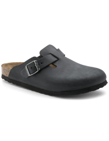 Boston Cuero engrasado Black